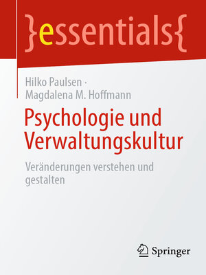 cover image of Psychologie und Verwaltungskultur